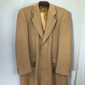 Mark Alexander Cashmere Pea Coat – Tan | Men’s 38R